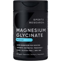 Sports Research® Magnesium Glycinate - Supports Restful Sleep & Enzymatic Processes - 160 mg Chelated Magnesium - Vegan Capsule - 90 Count Sports Research buy supplements Au