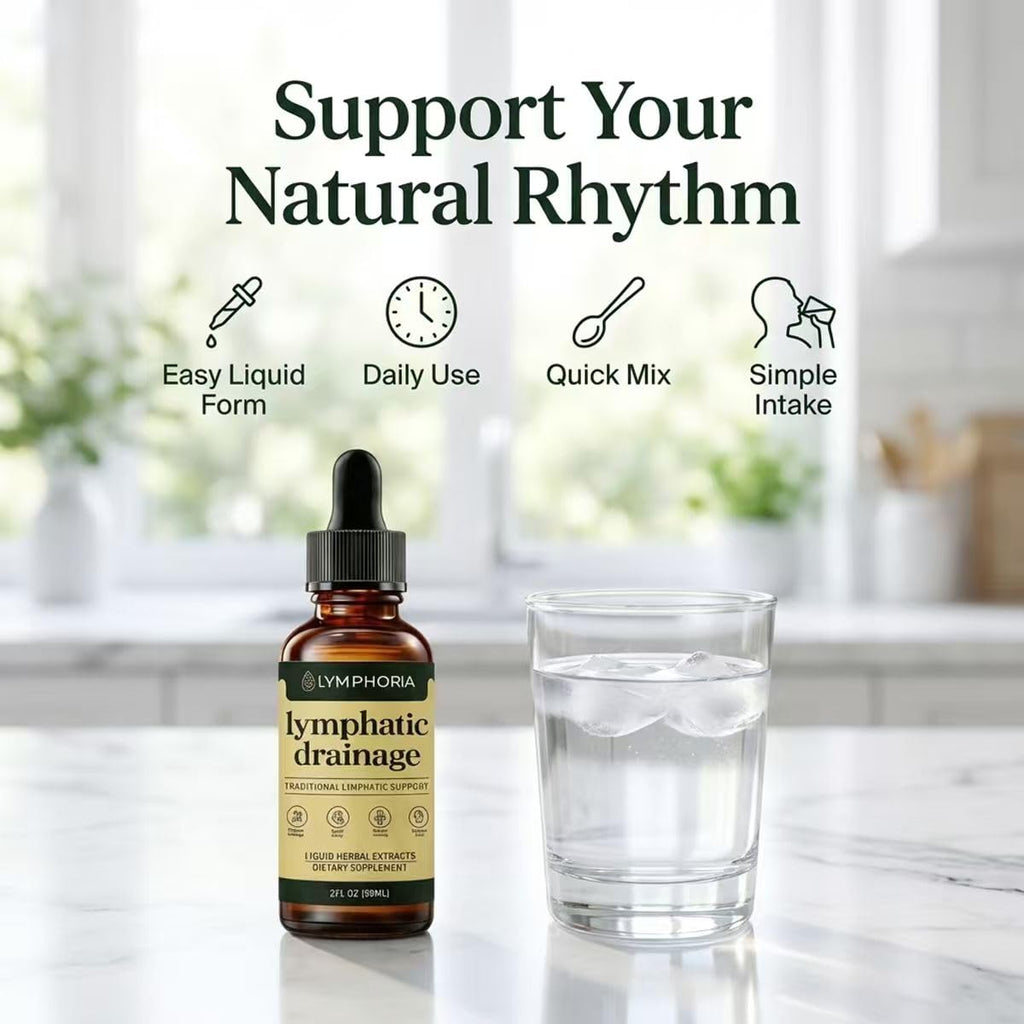 Lymphoria Lymphatic Drainage Drops, Lymphatic System Support, Immune System, Natural Herbal Blends, Vegan & Non-GMO Olavita Serum buy supplements Au