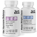 Youth & Tonic PMS & Menopause Bloating Relief Duo – Support for Puffiness, Hormonal Balance & Fluid Retention – Her Hormone Balance + Water Weight Away Natural Herbs for Women, 90 Capsules Youth & TonicBuy Supplements Australia