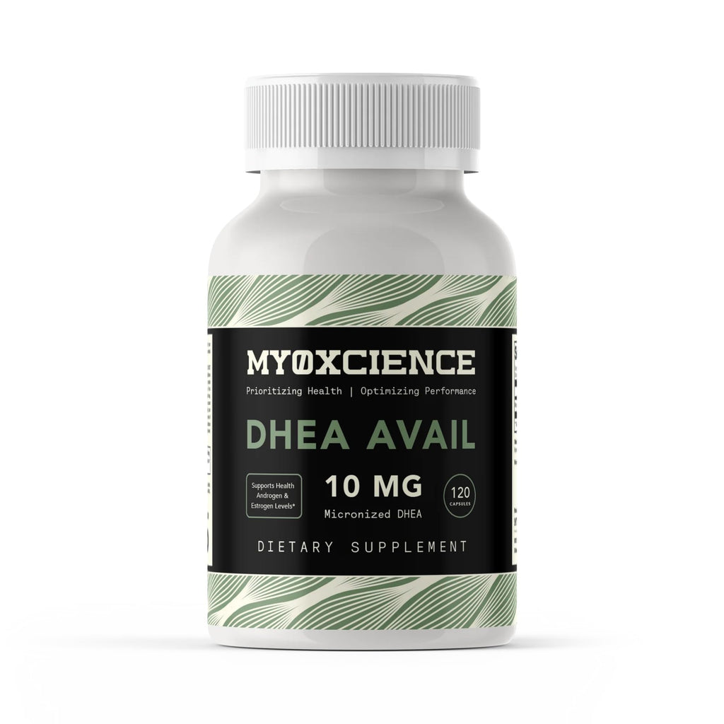 MYOXCIENCE DHEA Avail | Absorption Enhanced DHEA | 10mg, 120 Servings MYOXCIENCE buy supplements Au