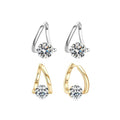 Lymphatic Germanium Earrings Lymphatic Drainage Earrings Atheniz Lymphatic Earrings Cubic Zirconia Earring Lymphatic Hoop Earrings for Women (gold+silver) Decixde buy supplements Au