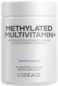 Codeage Methylated Multivitamin Supplement - B-Vitamin, Vitamins A, C, D, E, K2, B12 Methylcobalamin - L-Methylfolate - Magnesium, CoQ10, DIM, Probiotics CodeageBuy Supplements Australia