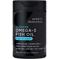 Sports Research® Omega-3 Fish Oil 1250 - Triple Strength Fish Oil Supplement from Wild Alaska Pollock - MSC Certified Sustainable
