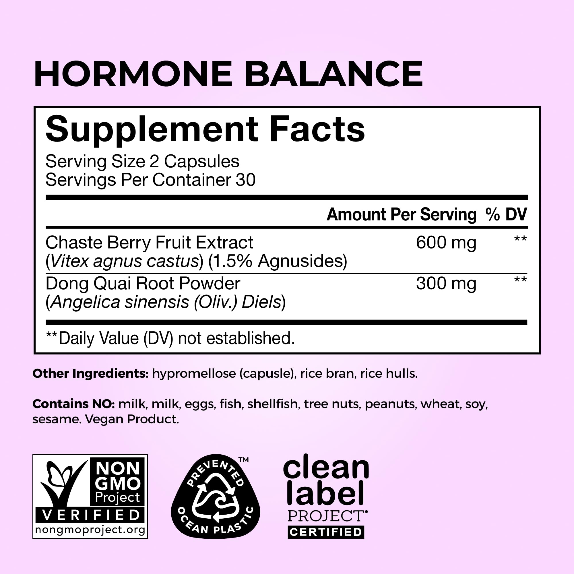 HUM Hormone Balance for Women, Supplement for Women's Health with Chasteberry & Dong Quai, Support for PMS Symptoms, Cramps, Irritability, Hormonal Balance, Monthly Support, 60 Capsules HUMBuy Supplements Australia