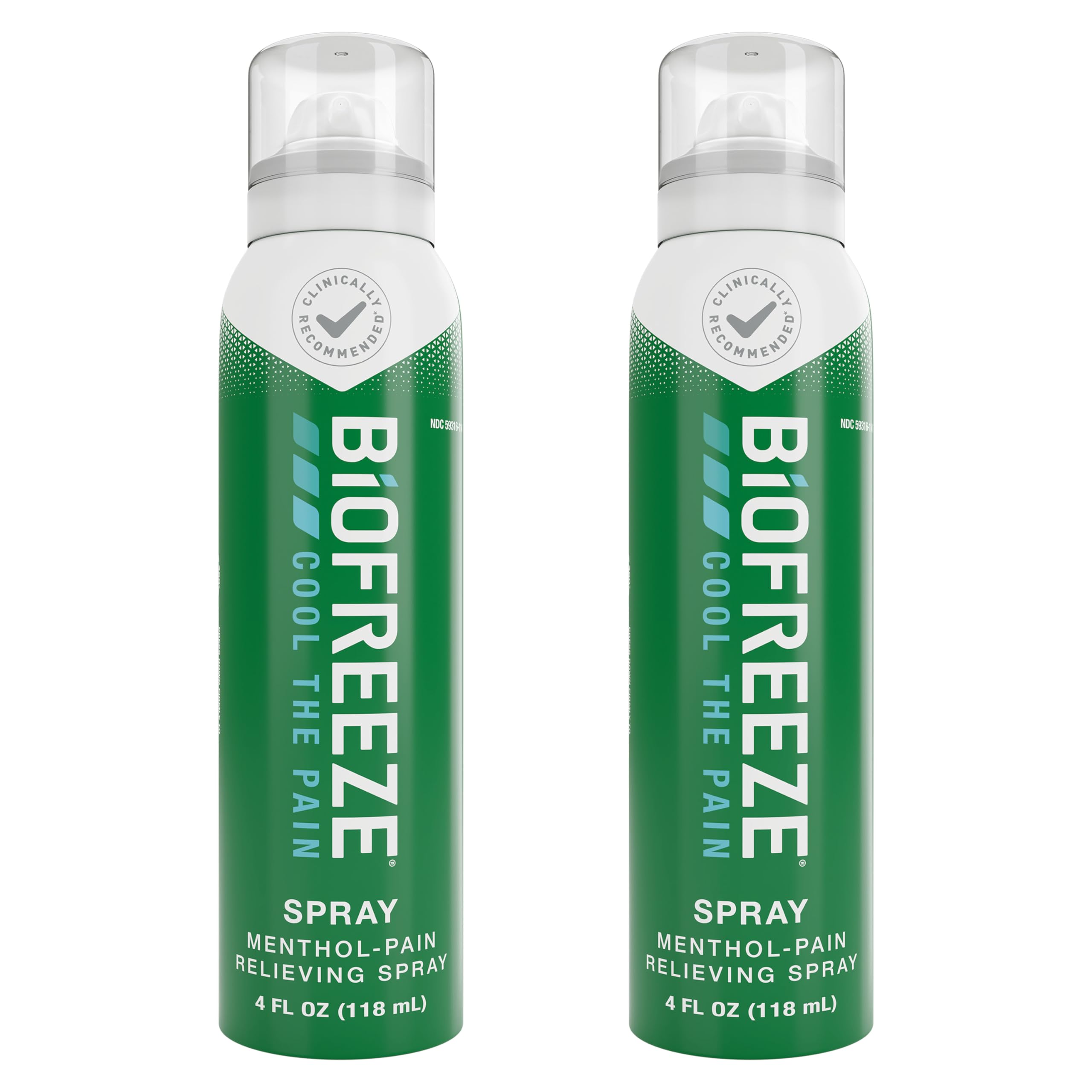 Biofreeze Pain Relief Spray, Arthritis Pain Reliever, Knee & Lower Back Pain Relief, Sore Muscle Relief, Neck Pain Relief, 2 Pack (4 FL OZ Biofreeze Menthol Spray) BiofreezeBuy Supplements Australia