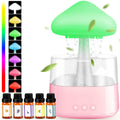 Rain Cloud Humidifier Water Drip, Mushroom Rain Cloud Diffuser, Raining Cloud Night Light