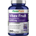 NusaPure Vitex Chasteberry Fruit 20:1 Extract, 450 mg Equivalent to 9,000 mg 200 Vegan Capsules - Non-GMO, Vegan Dietary Supplement NusaPureBuy Supplements Australia