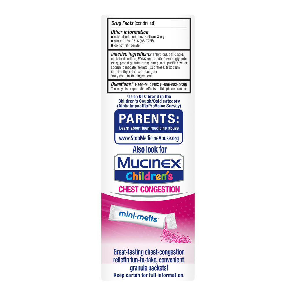 Mucinex Children's Multi-Symptom Cold Medicine, Kids Cough Medicine, Mucinex Kids Medicine/Decongestant with Dextromethorphan HBr, Guaifenesin, Phenylephrine HCl, Very Berry Flavor Liquid, 4 Fl Oz Mucinex buy supplements Au