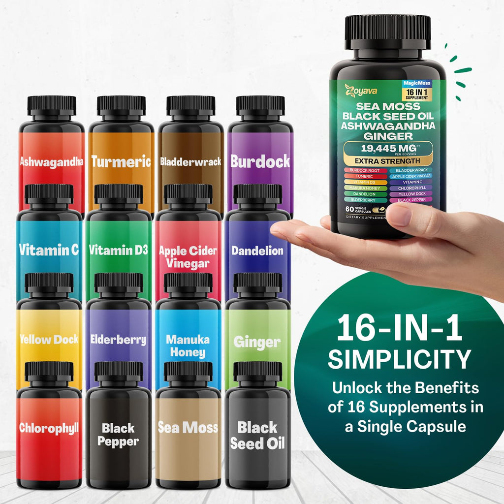 Zoyava Sea Moss 16-in-1 and Collagen 14-in-1 Bundle ZoyavaBuy Supplements Australia