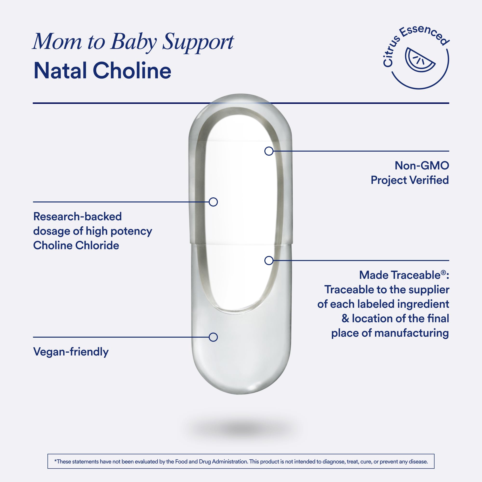 Ritual Mom-to-Baby Set with Prenatal Vitamins and Natal Choline Supplements, Supports Pregnancy, Baby's Cognitive Function, Fetal Brain Development, 30 Day Supply RitualBuy Supplements Australia