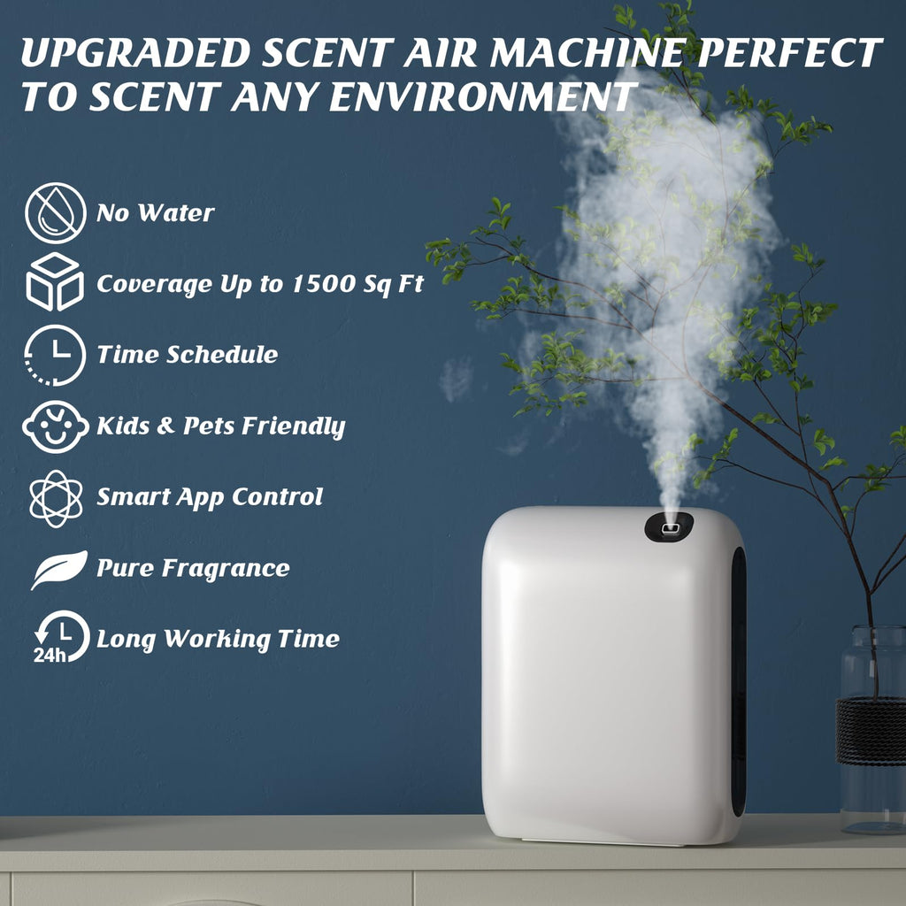 Barthelemy Scent Air Machine for Home, 1500 Sq. Ft Coverage Waterless Essential Oil Diffuser BarthelemyBuy Supplements Australia