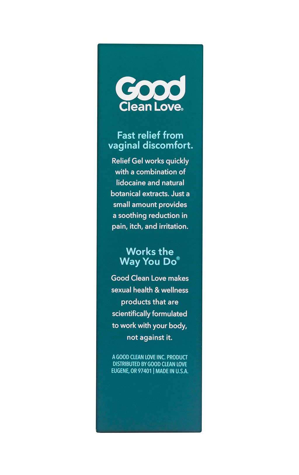 Good Clean Love Relief Gel Pain & Itch with Lidocaine 4%, Fast-Acting Relief from Pain, Itch, and Irritation Good Clean LoveBuy Supplements Australia