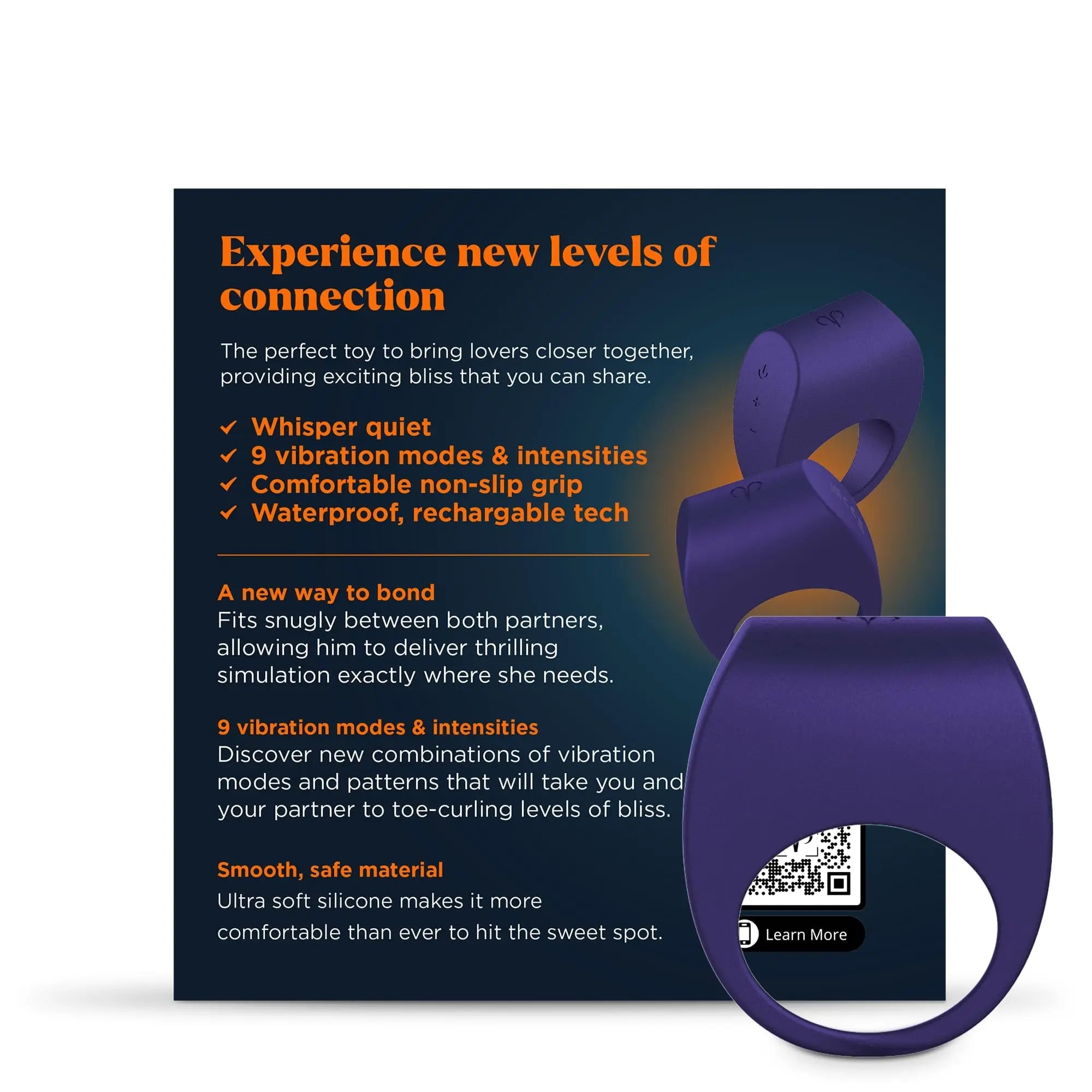 Promescent Cock Ring with 9 Vibrating Intensities, Sex Toys for Men, Penis Ring Vibrator for Better Erections, Silicone Sex Toy, Clitoral Stimulator for her, Intimate Couples Toys Promescent buy supplements Au