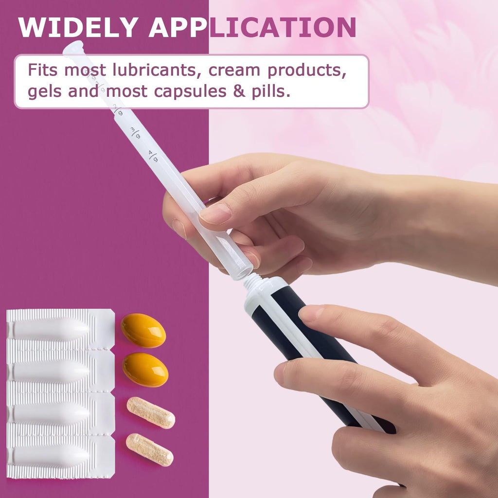 Nieteyrue Plastic Vaginial Cream Applicators (60 Packs) 2024 New Dosage Markings Individually NieteyrueBuy Supplements Australia