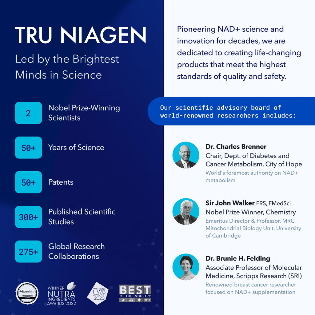 TRU NIAGEN NAD+ Booster with Hydration & Prebiotic Support Award-Winning Nicotinamide Riboside Mixing Powder for Cellular Energy, Repair & Healthy Aging - 30ct/300mg Stick Packs: On-The-Go Supplement TRU NIAGENBuy Supplements Australia