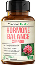 Hormone Harmony for Women with Black Cohosh, Dong Quai & Red Clover – Natural Hormone Balance for Women of All Ages – Supports PMS, Menopause & Mood – Women’s Hormone Balance Supplement – 60 Capsules Vimerson HealthBuy Supplements Australia