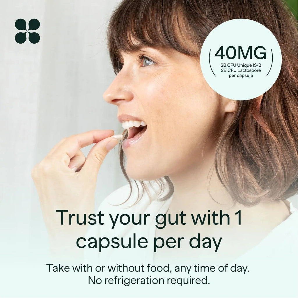 MIOME IB-PRO Bacillus Coagulans Probiotic - 2-1 Lactospore & Unique is-2 for Occasional Constipation, Bloating & Digestive Upset - 3rd Party Verified - 30 Capsules MIOMEBuy Supplements Australia