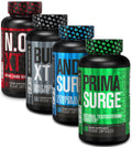 Jacked Factory Androsurge Estrogen Blocker for Men + Primasurge Testosterone Booster