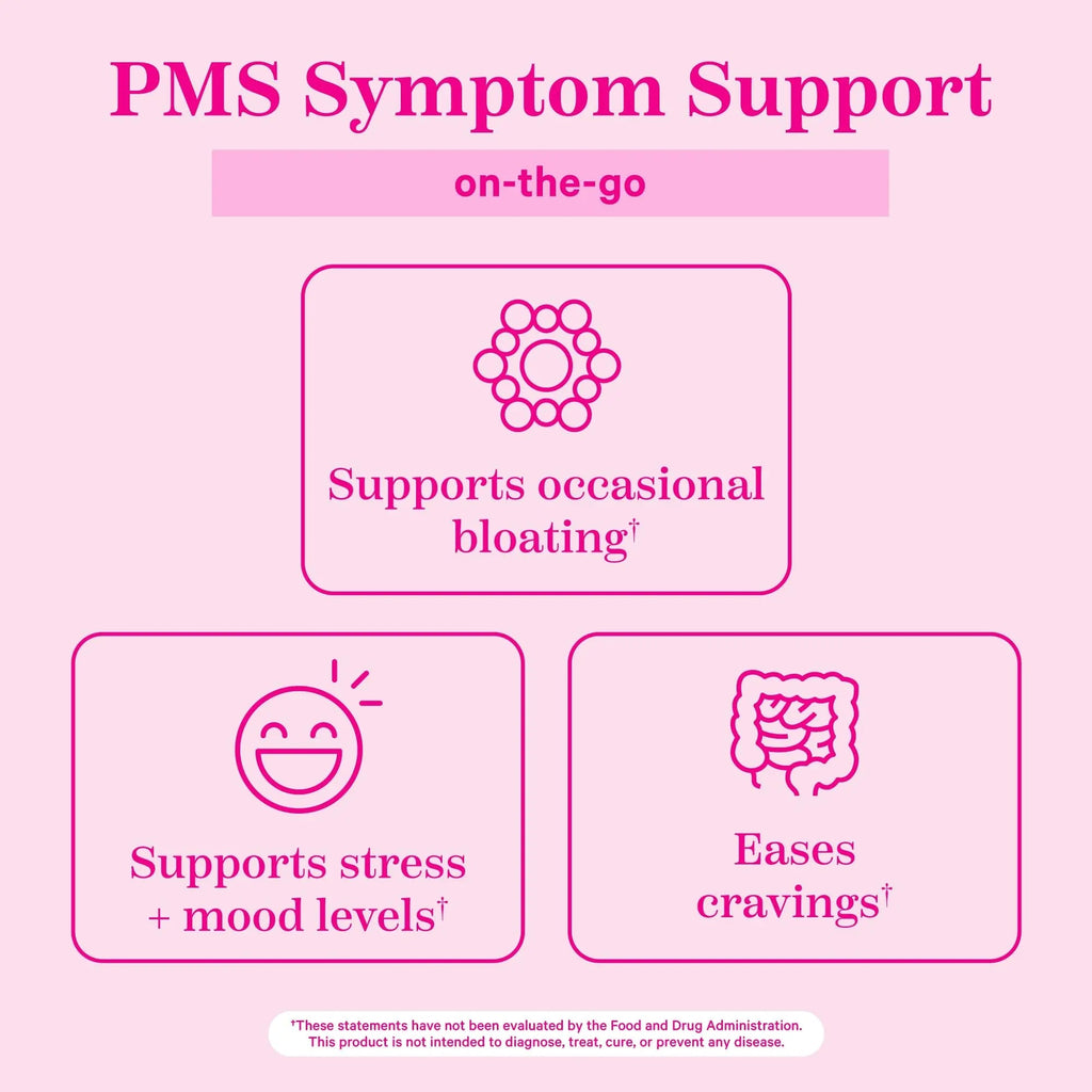 Pink Stork Organic PMS Support Sweets for Teens and Women - Simple & Natural Ingredients Vitamin B6 and Peppermint Pink StorkBuy Supplements Australia