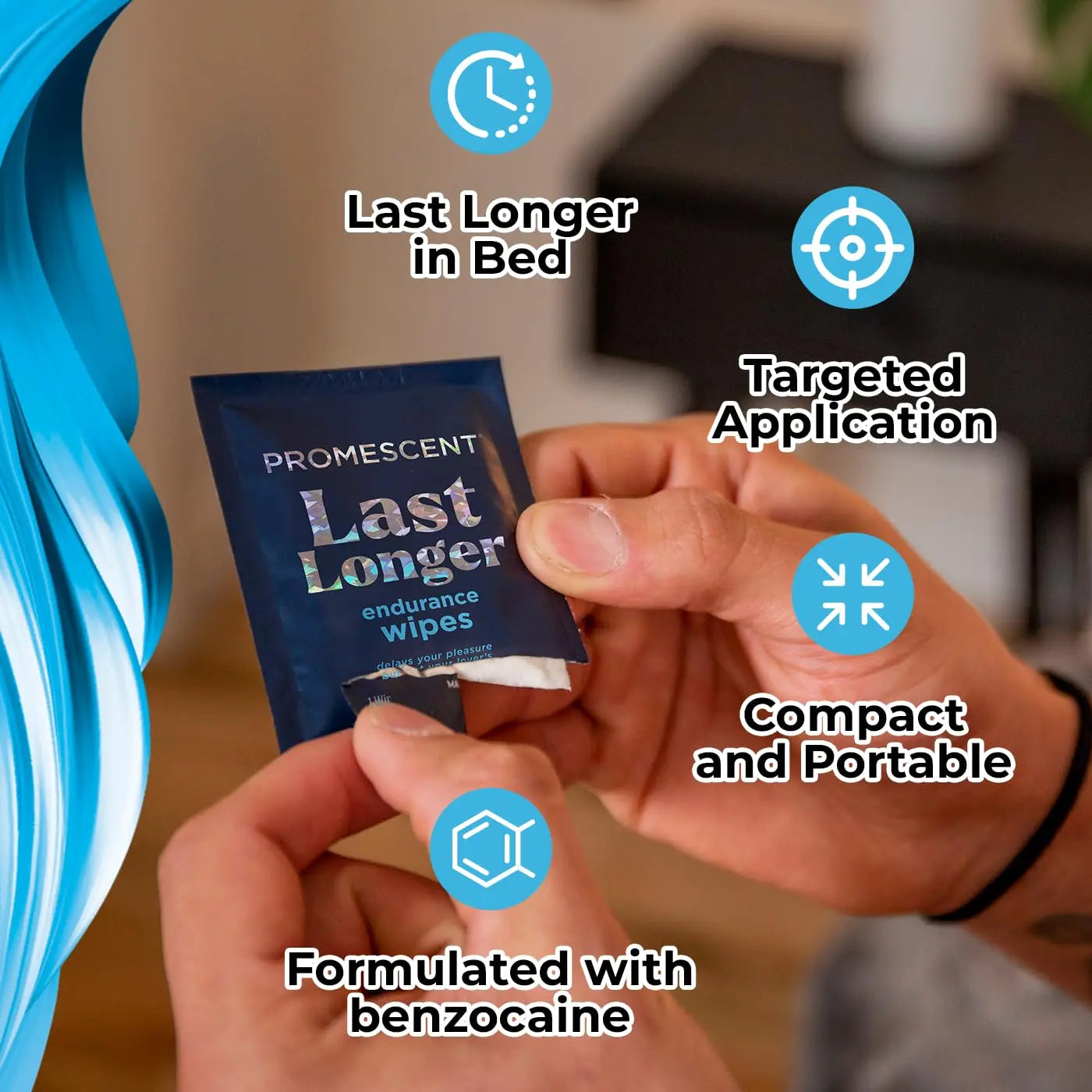 Promescent Desensitizing Delay Spray for Men (2.6 ml) to Help You Last Longer in Bed + Delay Wipes (7 Count) Sexual Enhancer with Extended Climax Control with Benzocaine Promescent buy supplements Au