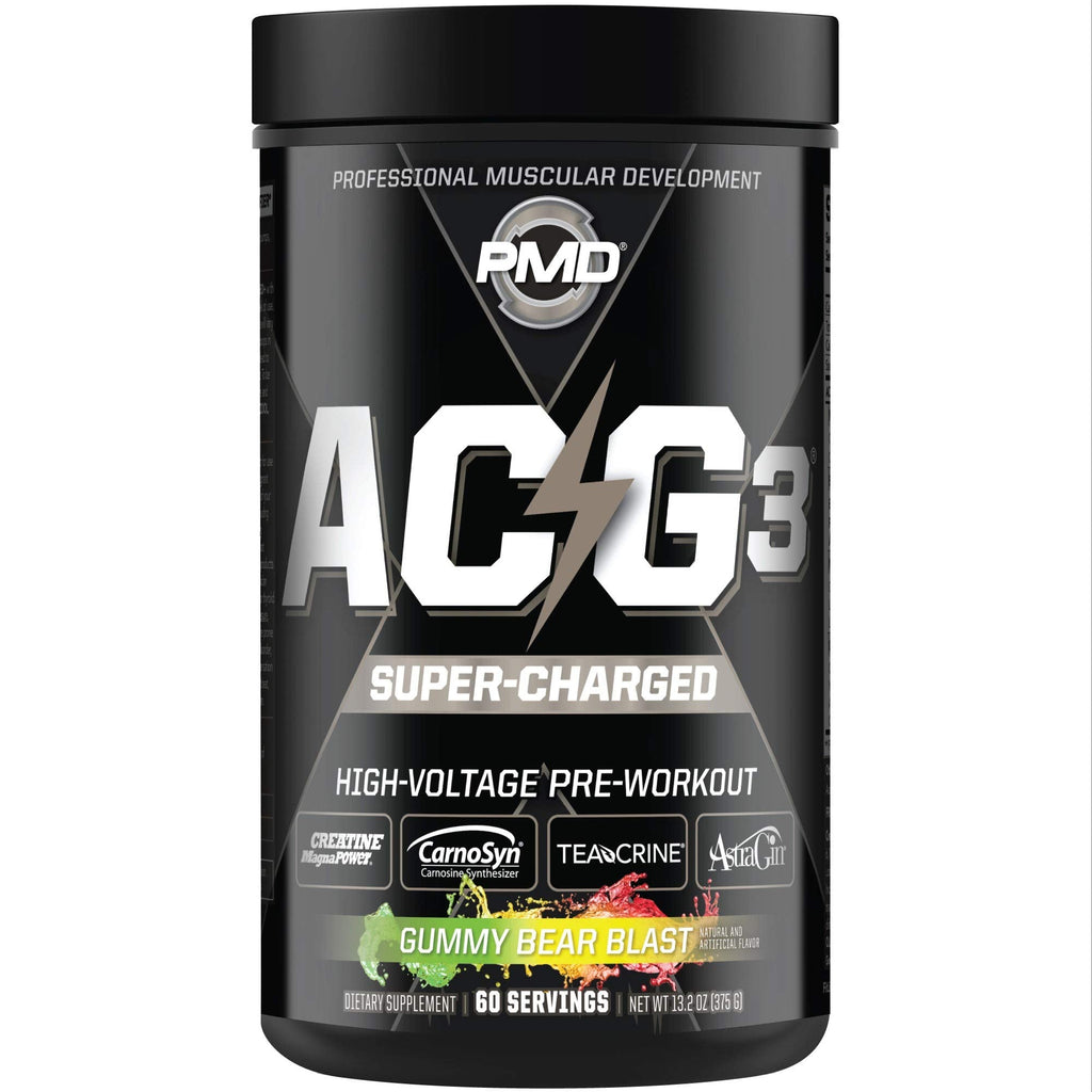 PMD Sports ACG3 Supercharged - Pre Workout - Powerful Strength, High Energy, Maximize