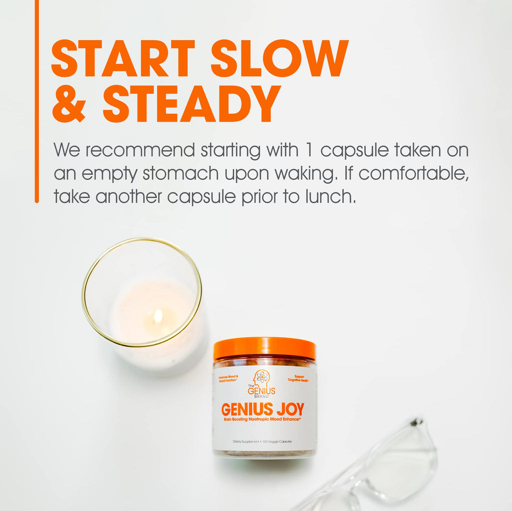Genius Joy, Nootropic Mood Enhancer Supplement - Support Cognitive Health The Genius BrandBuy Supplements Australia