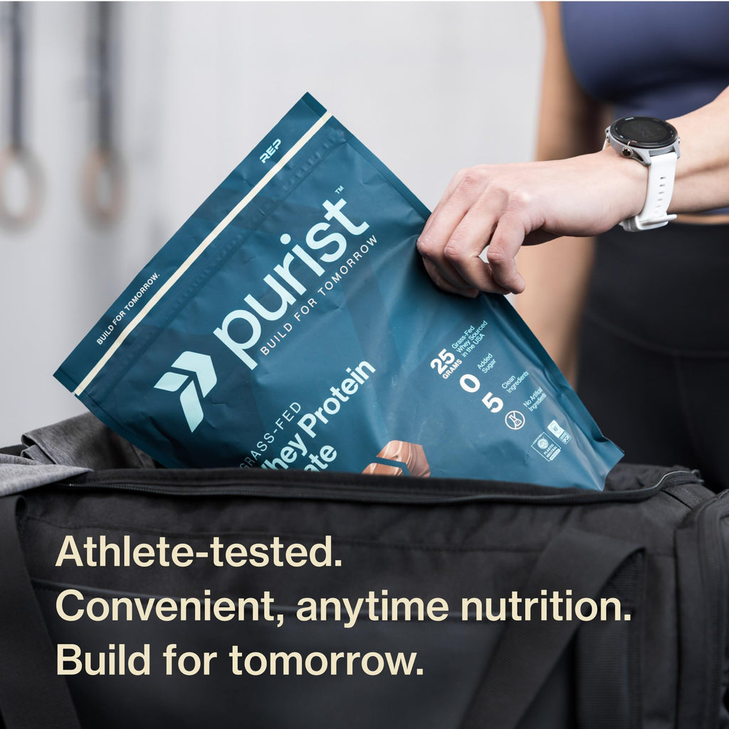 PURIST REP Whey Protein Powder, Premium Milk Chocolate Grassfed Isolate,Workout Recovery, Keto Friendly, Clean Nutrition Meal Replacement, Promotes Lean Muscle, Sugar and Gluten-Free Women Men, 2 Lb PURIST buy supplements Au