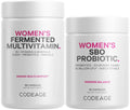 Codeage Women’s Multivitamin Bundle: Women’s Formula & Women’s Probiotic Daily Vitamins Codeage