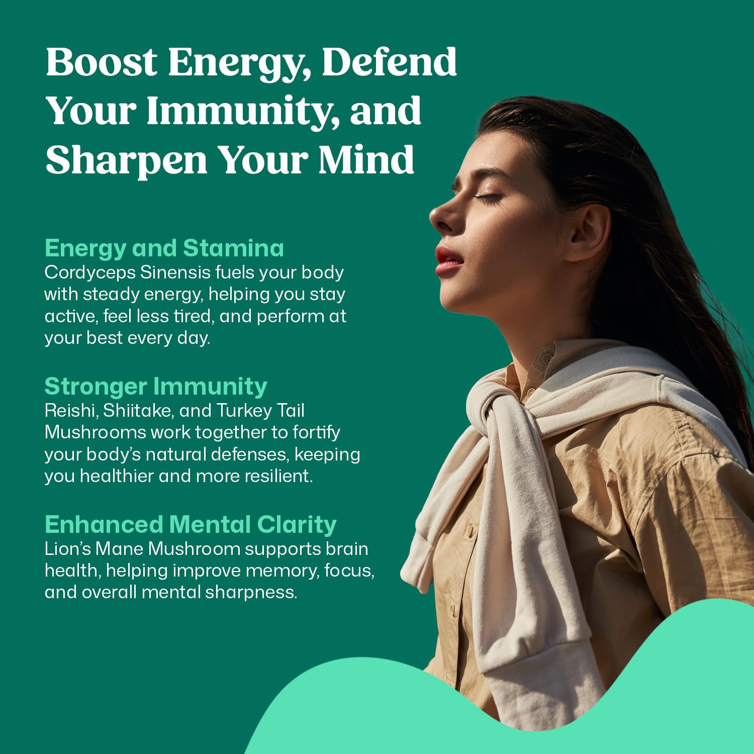 ColonBroom Mushroom Complex, Powerful Mushroom Blend with Cordyceps, Reishi, Shiitake, Lion’s Mane Extract for Energy, Immunity, Stress Relief & Cognitive Health - 60 Capsules, 30 Day Supply ColonBroomBuy Supplements Australia