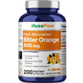 NusaPure Bitter Orange - Suitable for Vegetarian/Vegan, Non - GMO - 500mg 200 Capsules NusaPureBuy Supplements Australia