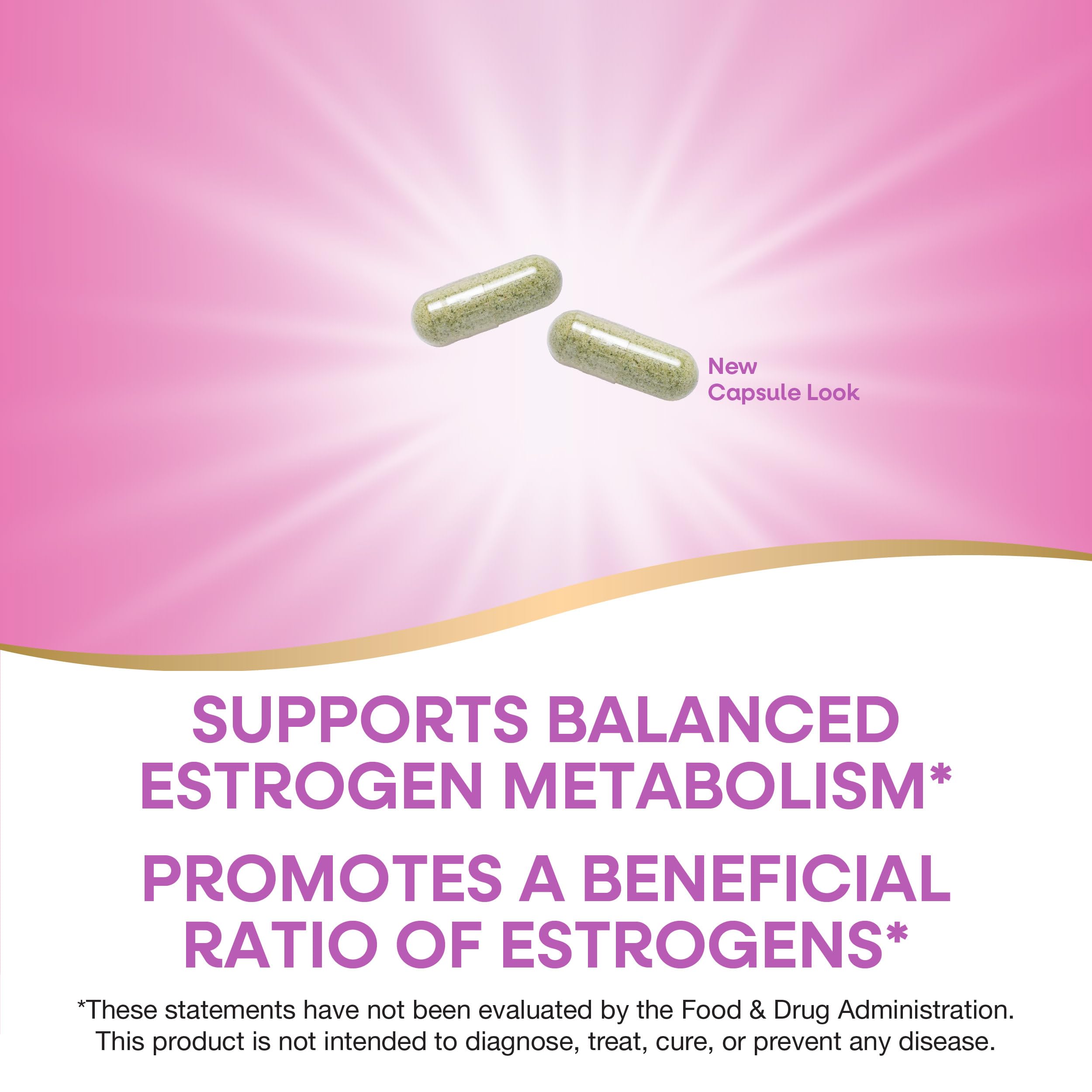 Nature's Way DIM-Plus, DIM Supplement, Supports Balanced Estrogen Metabolism*, Supports Estrogen Hormone Balance*, Diindolylmethane, 120 Vegan Capsules Nature's WayBuy Supplements Australia