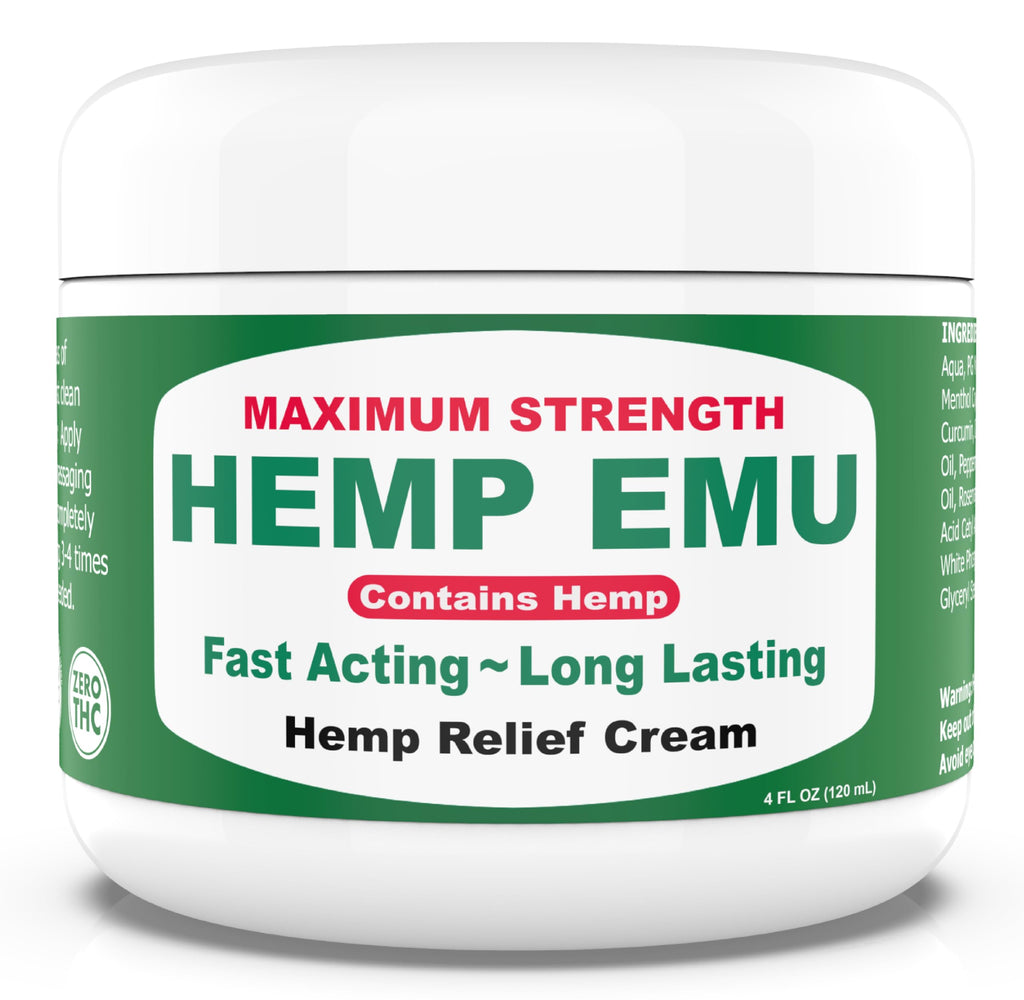Hemp Emu Hemp Cream – 4oz Cream Hemp EmuBuy Supplements Australia