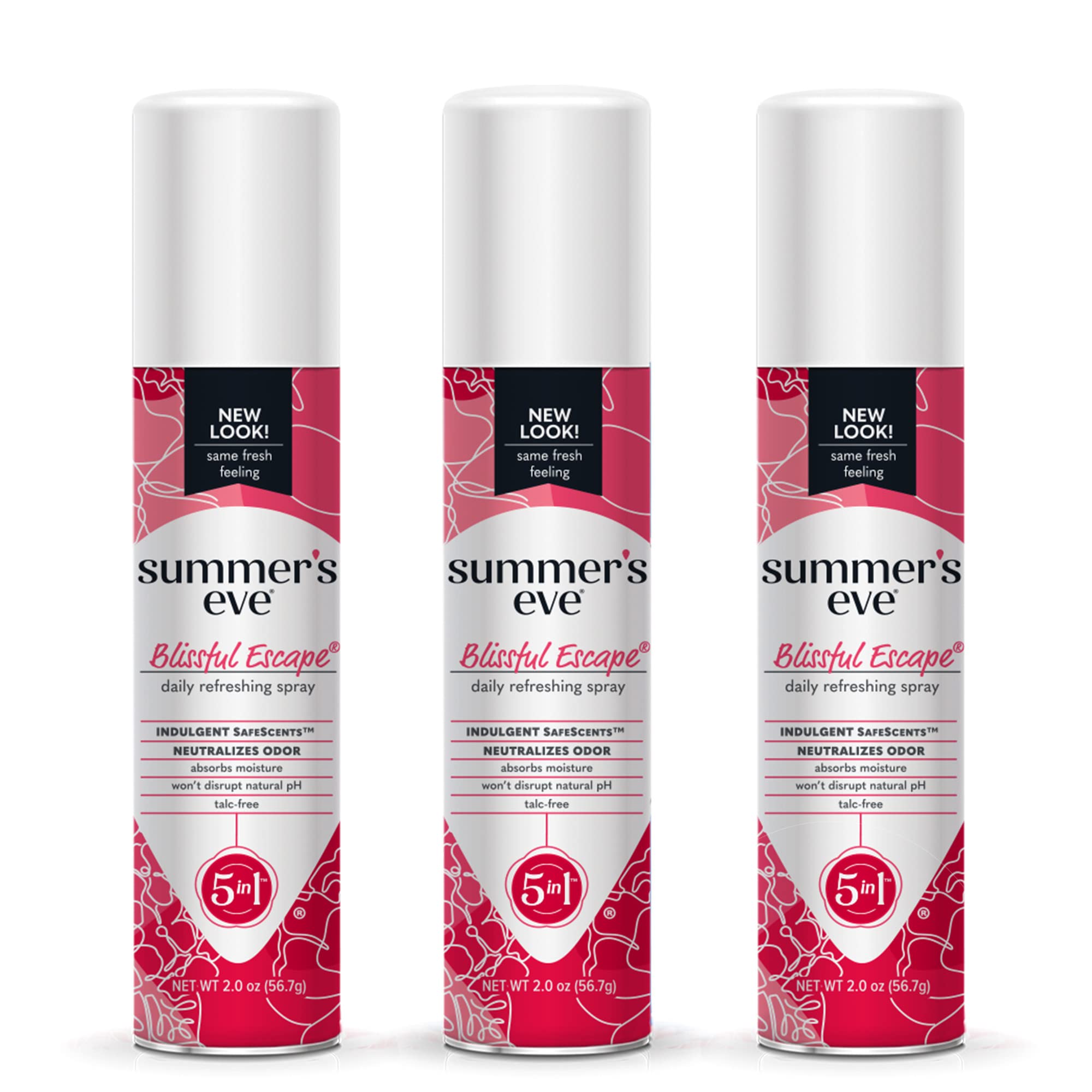 Summer's Eve Blissful Escape Daily Refreshing Feminine Spray, 2 oz, 3 Pack Summer's EveBuy Supplements Australia