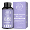 Perimenopause Supplements for Women | Hot Flash, Night Sweat, Mood & Sleep Support | Vegan Hormone Balance Capsules with KSM-66 Ashwagandha, Shatavari & Black Cohosh | Estrogen-Free, 60ct Happy Healthy HippieBuy Supplements Australia