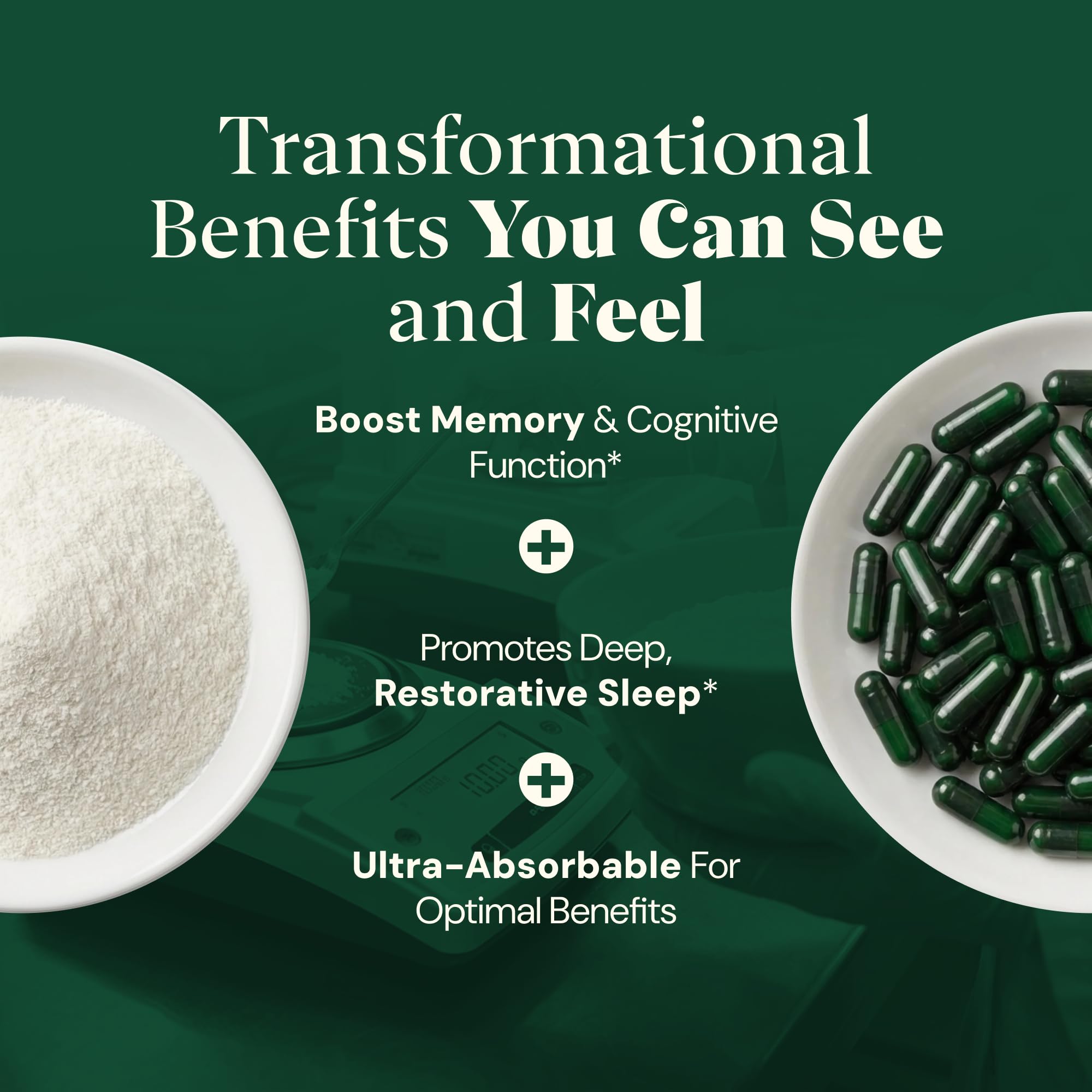 Magnesium L-Threonate with Apigenin, Valerian Root & L-Theanine – No Melatonin Restful Sleep & Brain Supplement – Clinically Studied 7-Ingredient Formula
