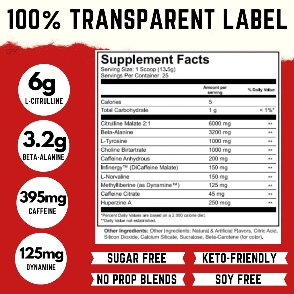Harambe Blood ✮ Extreme Preworkout Supplement for Men & Women ✮ Strong Pre Workout Harambe BloodBuy Supplements Australia