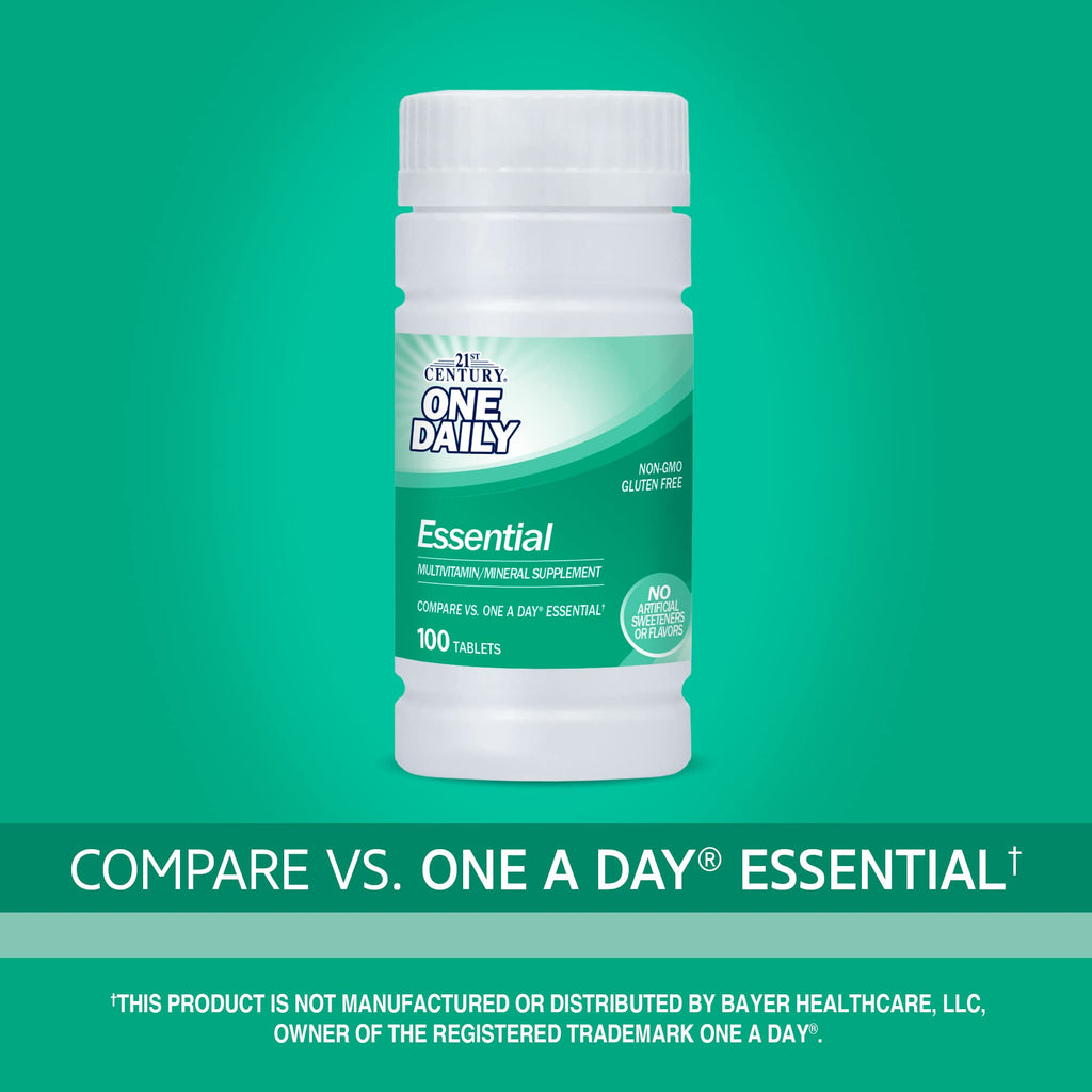 21st Century One Daily Essential Tablets, 100 Count 21st CenturyBuy Supplements Australia