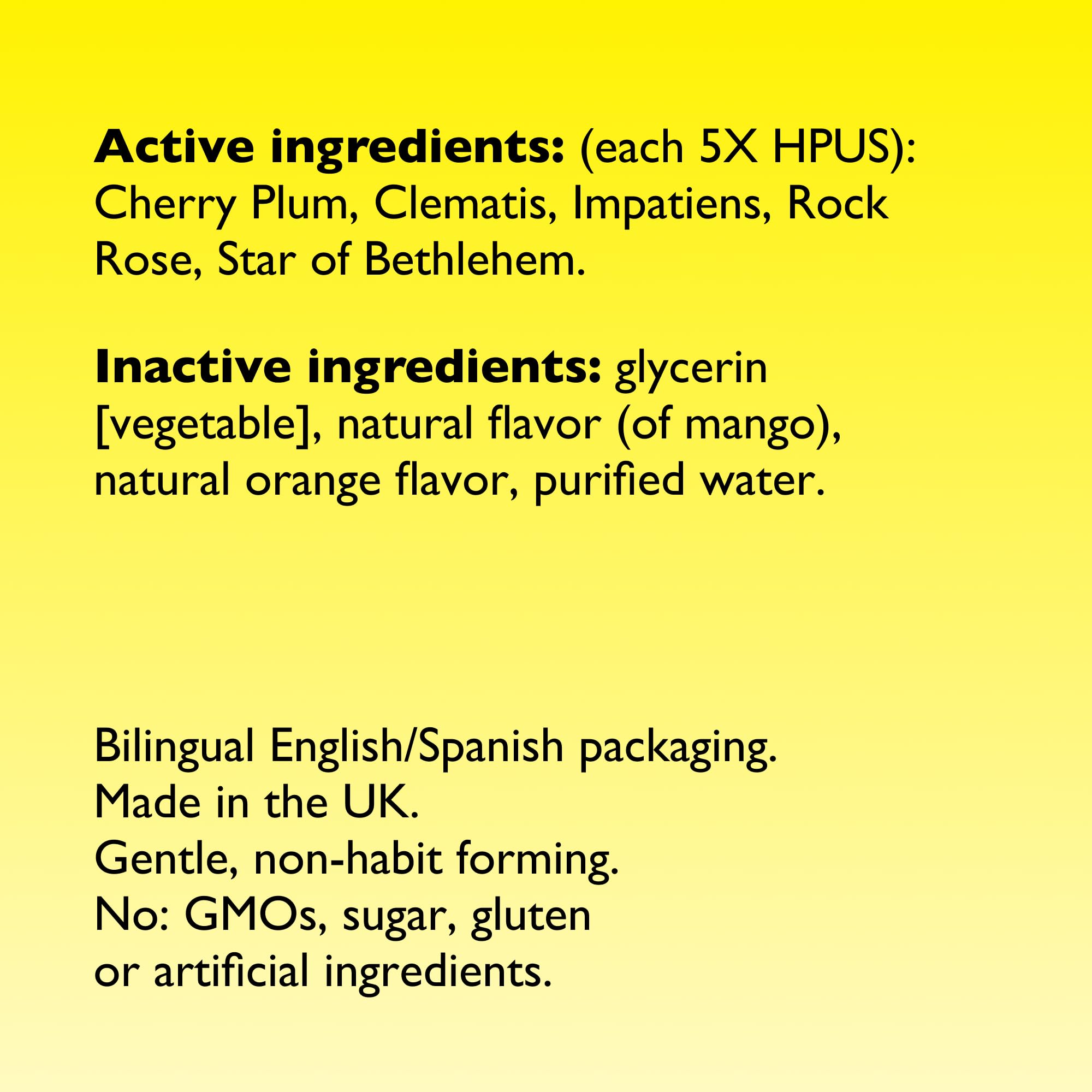 Bach RESCUE Remedy, Orange Mango Flavor, Stress Relief, Homeopathic, Flower Essences, 20mL RESCUE buy supplements Au