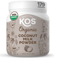 KOS Organic Coconut Milk Powder, USDA Certified Organic - 0g Sugar, MCT Plant Based Creamer for Coffee, Smoothies, Vegan, Keto, Paleo Friendly, Non-GMO, Gluten or Dairy- 12.6oz, 179 Servings KOS buy supplements Au