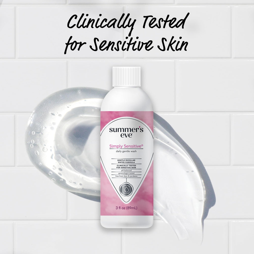 Summer's Eve Simply Sensitive Daily Gentle All Over Feminine Body Wash, Removes Odor Summer's EveBuy Supplements Australia
