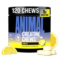 Animal Creatine Chews Tablets - Enhanced Creatine Monohydrate with AstraGin to Improve Absorption, Sea Salt for Added Pumps, Delicious and Convenient Chewable Tablets - Lemon Ice AnimalBuy Supplements Australia