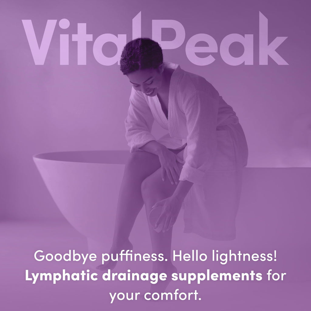 Lymph Peak - Lymphatic Drainage Supplements - Lymph System Support - with Burdock Root, Echinacea Extract, Bromelain, Dandelion Extract & More - Vegan, Non GMO, Gluten Free - 60 Capsules Vital Peak buy supplements Au