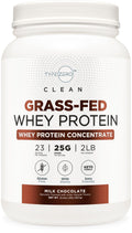 Type Zero Grass Fed Whey Protein Concentrate Powder (Chocolate, 2LBS) - Gluten Free