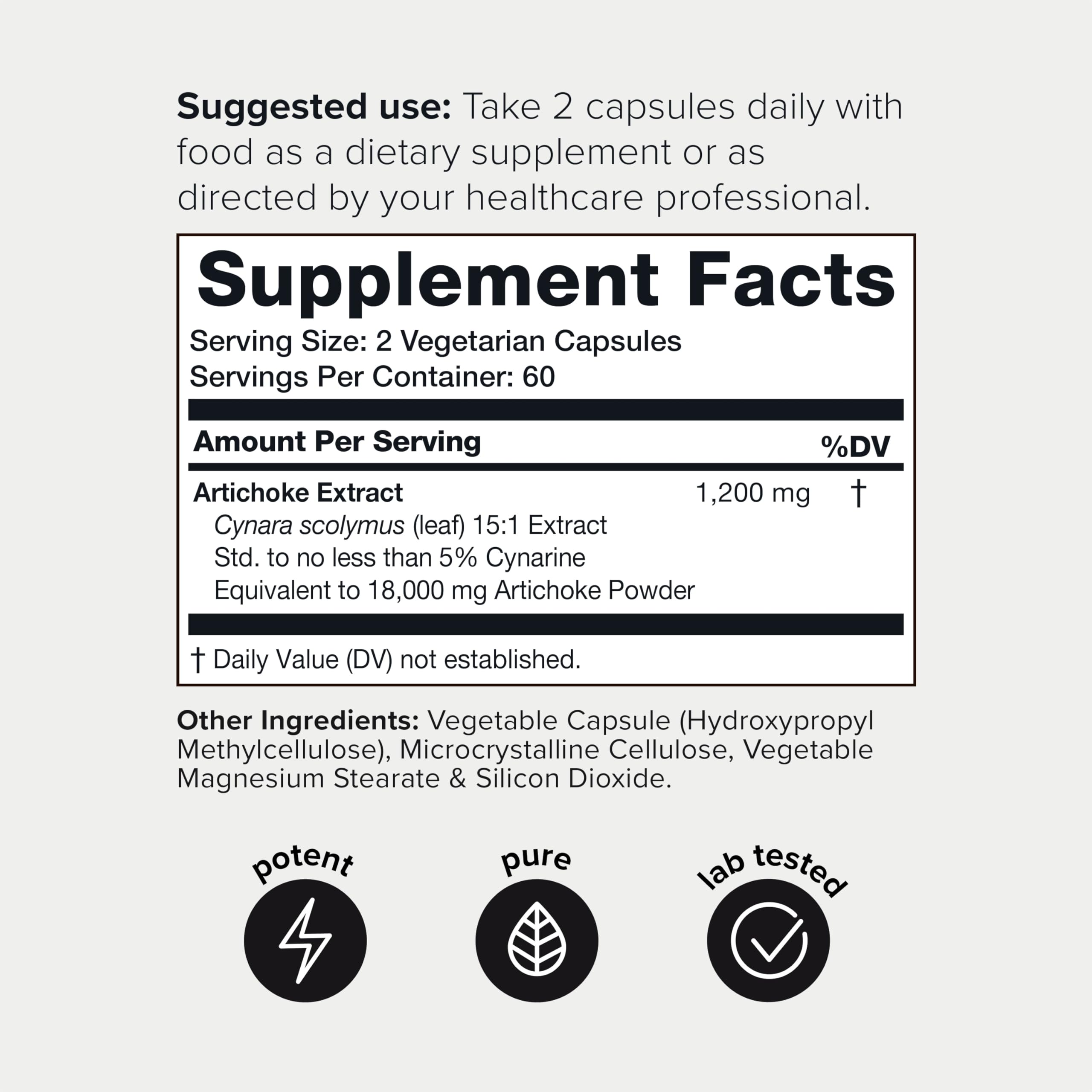 Toniiq 18,000mg 15x Concentrated Artichoke Extract Capsules - Ultra Concentrated ToniiqBuy Supplements Australia