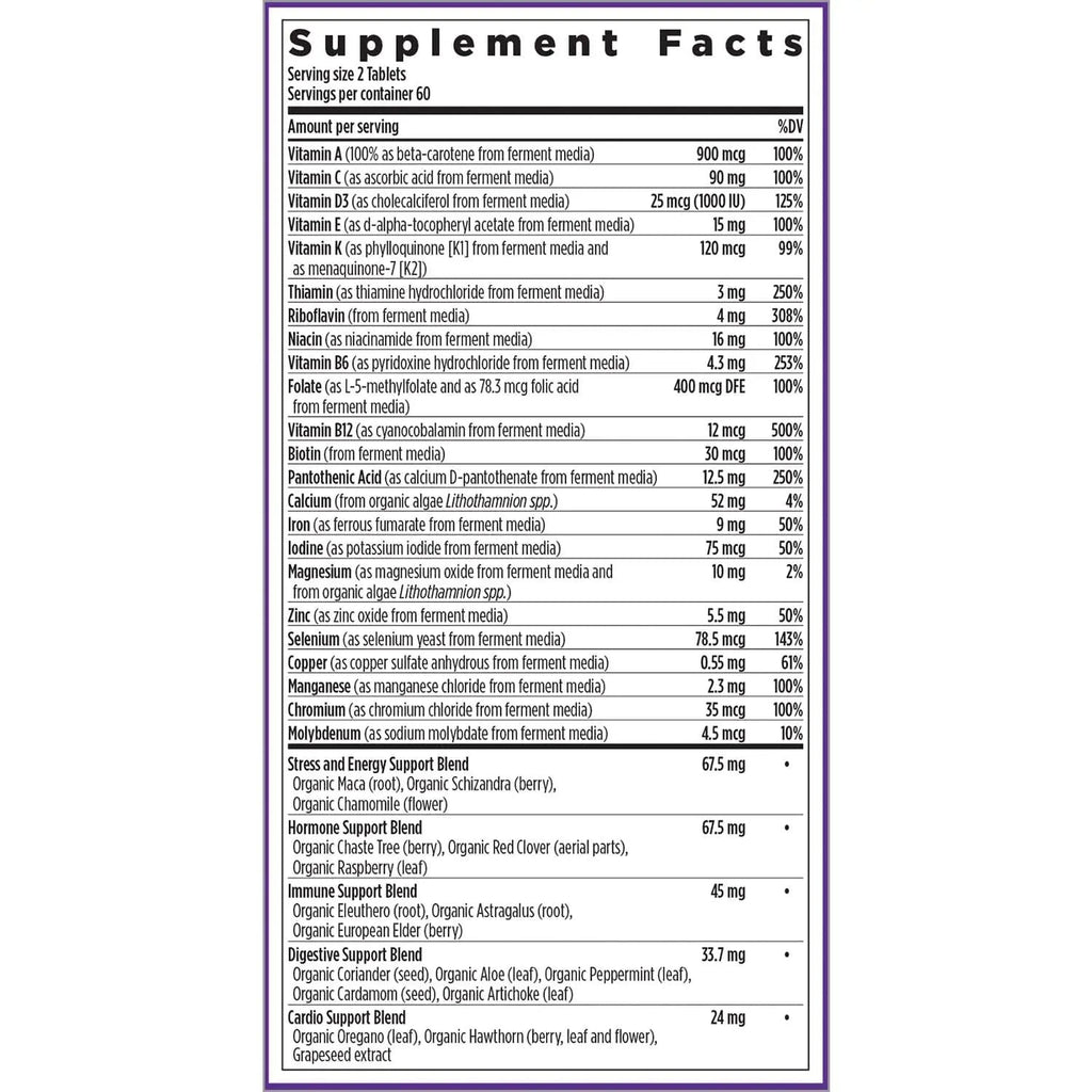 New Chapter Women's Multivitamin Advanced Formula for Stress, Bone, Immune, Beauty & Energy Support, Higher Levels New ChapterBuy Supplements Australia