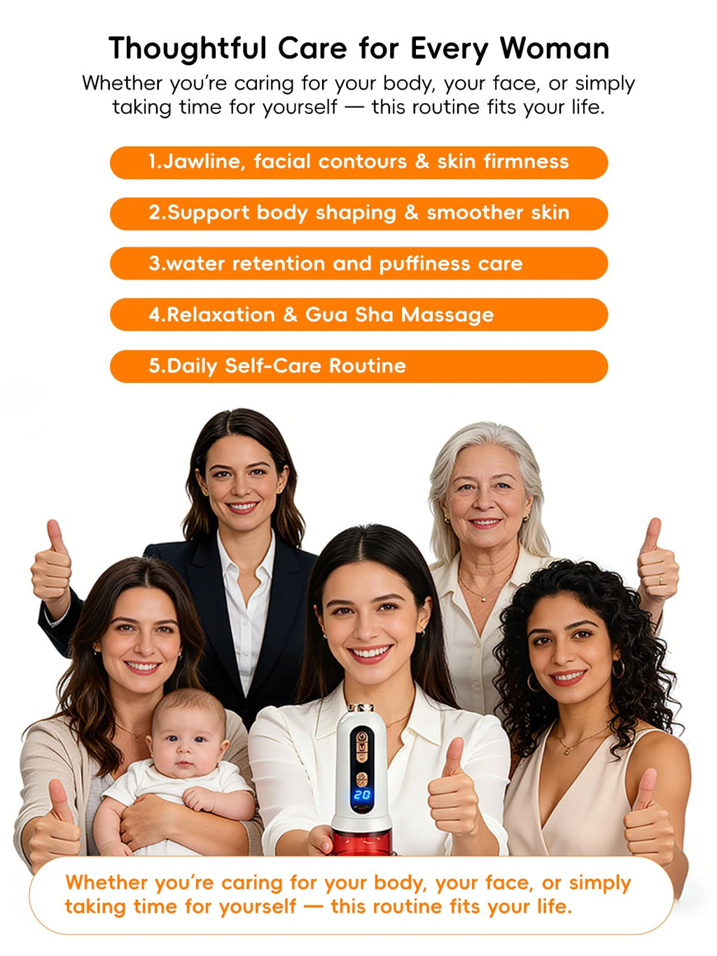 Poeruo 5-in-1 Body Sculpting Machine – Gua Sha & Cupping Vacuum Massage Device, Lymphatic Drainage Massage, Anti-Cellulite Tool & Skin Firming Care for Face, Belly, Arms, Legs, Waist & Love Handles Poeruo buy supplements Au