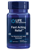 Life Extension Fast Acting Relief, Black Sesame Seeds, Turmeric, Boswellia, Joint Support Supplement, Quick Relief for discomfort in Bones, Joints & Muscles, Gluten-Free, Non-GMO, 60 softgels Life ExtensionBuy Supplements Australia