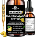 Multi Collagen Peptides Liquid Drops for Women & Men-Type I, II, III, V, X丨Hydrolyzed Collagen Peptides, Collagen Proteins W. Hyaluronic Acid, Biotin & Vitamin C for Hair Skin & Joint Gut Health GLOVVUUPBuy Supplements Australia