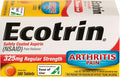 Ecotrin Regular Strength Safety Coated Aspirin | Arthritis Pain | 300 Tablets (2 Pack) EcotrinBuy Supplements Australia