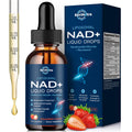 Revinutra Liposomal NAD+ Liquid Drops with dropper and packaging on a white background
